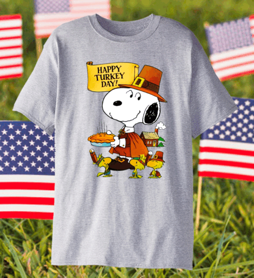 Snoopy happy Turkey Day shirt