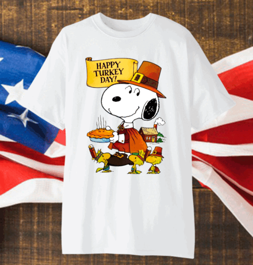 Snoopy happy Turkey Day shirt