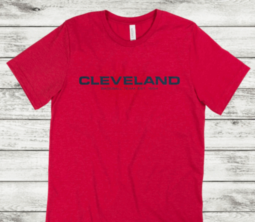 Official The Cleveland Baseball Team Shirt