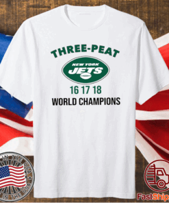 Three peat New York Jets Champions shirt