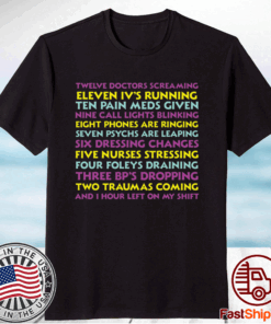 Twelve Doctors Screaming Eleven Iv’s Running T-Shirt