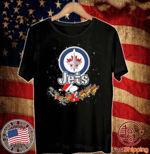 Winnipeg Jets Snoopy Christmas 2020 T-Shirt