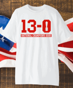 13-0 Alabama National Championship 2021 Shirt