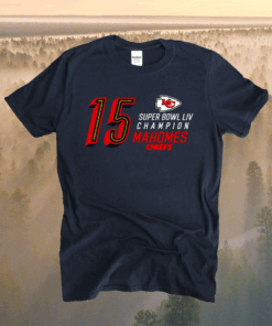 #15 Patrick Mahomes Kansan City Chiefs Super Bowl LIV Shirt