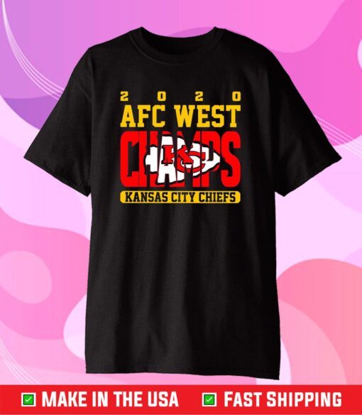 2020 AFC West Championship Kansas City Chiefs Gift T-Shirt