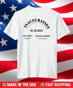 2021 Gift Inauguration Day President Joe Biden Democrat Kamala Harris Lover T-Shirt