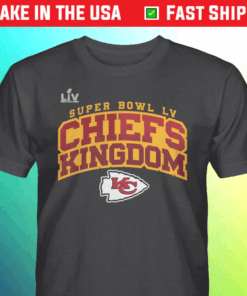 2021 Super Bowl LV Chiefs Kingdom T-Shirt KC Chiefs