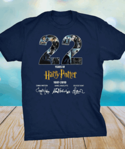 22 Years Of Harry Potter 1997 2019 Signatures Shirt