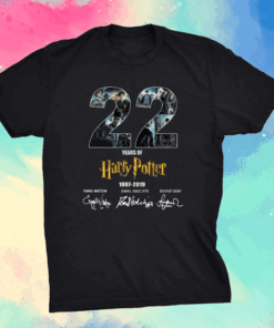 22 Years Of Harry Potter 1997 2019 Signatures Shirt
