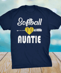 Auntie Softball Mother’s Day Shirt