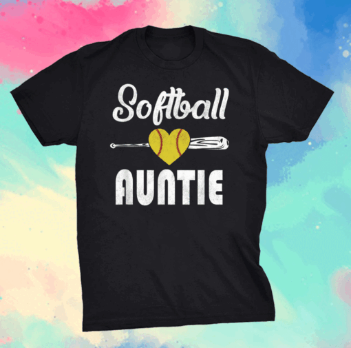 Auntie Softball Mother’s Day Shirt