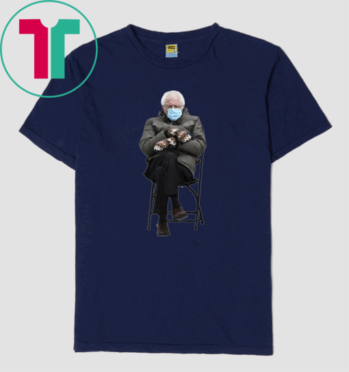 Bernie Sanders Mittens Sitting Inaugruation Meme T-Shirt