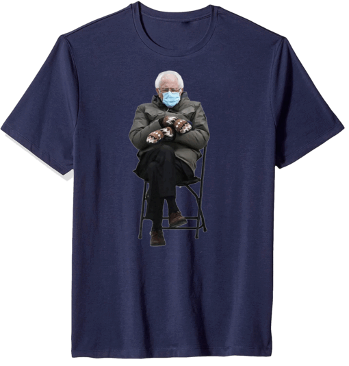 Official Bernie Sanders Mittens Sitting Inauguration Funny Meme Premium T-Shirt
