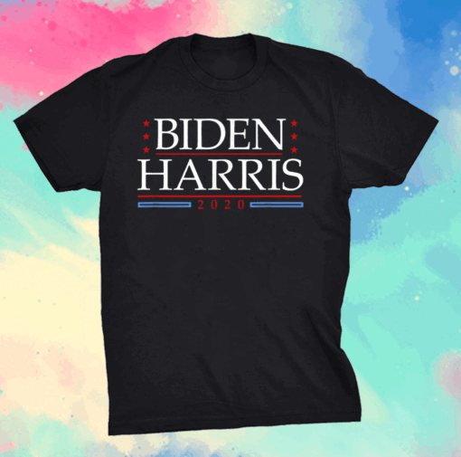 Biden Harris 2020 Black TShirts Joe Kamala Funny President Tee Shirt