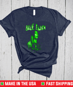 Billie Eilish Shirt - When We All Fall Asleep, World Tour Cover Neon Shirt