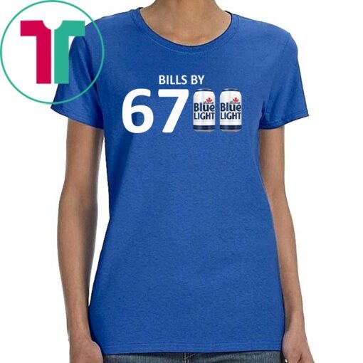 Bills By 6700 T-Shirt – Bills By 67 Blue Light Shirt – Buffalo Bills T-Shirt