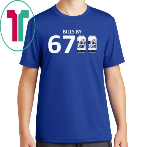 Bills By 6700 T-Shirt – Bills By 67 Blue Light Shirt – Buffalo Bills T-Shirt