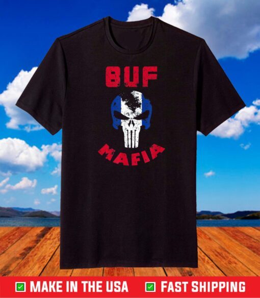 Buffalo Mafia NY Varsity Style Retro Football T-Shirt