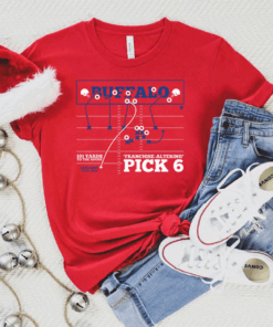 Buffalo Pick 6 Buffalo Football Shirt