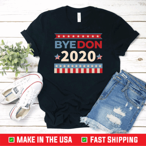 Bye Don 2020 ByeDon Retro Vintage Funny Joe Biden Anti-Trump T-Shirt