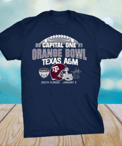 Capital One 2021 Orange Bowl Texas A&M Shirt