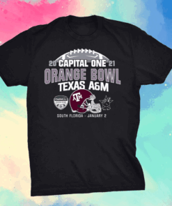 Capital One 2021 Orange Bowl Texas A&M Shirt