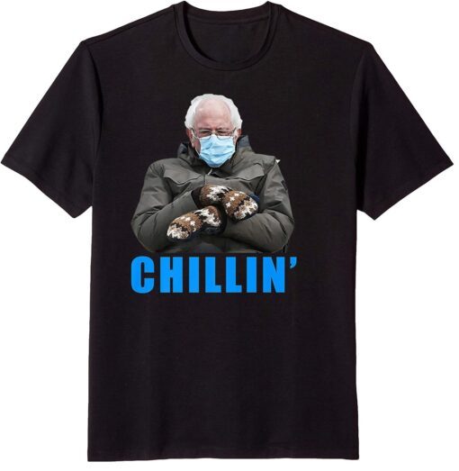 Chillin' Bernie Mittens Meme Bernie Sanders Sitting Premium T-Shirt