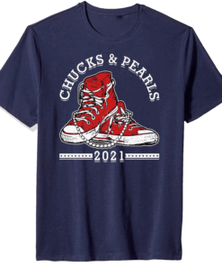 Official Chucks And Pearls Shirt Matching Mom Daughter T-Shirt