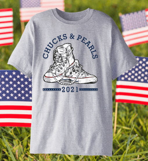 Chucks And Pearls Shirt Matching Mom Daughter T-Shirt