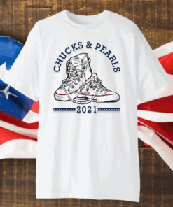 Chucks And Pearls Shirt Matching Mom Daughter T-Shirt