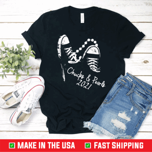 Chucks and Pearls 2021 Vintage T-Shirt