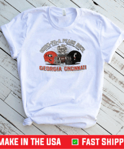 Cincinnati VS Georgia Peach Bowl Grey T-Shirt