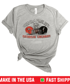 Cincinnati VS Georgia Peach Bowl Grey T-Shirt