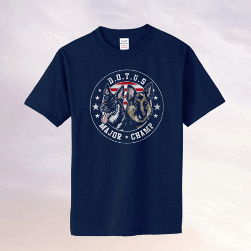 DOTUS Major And Champ US Flag T-Shirt