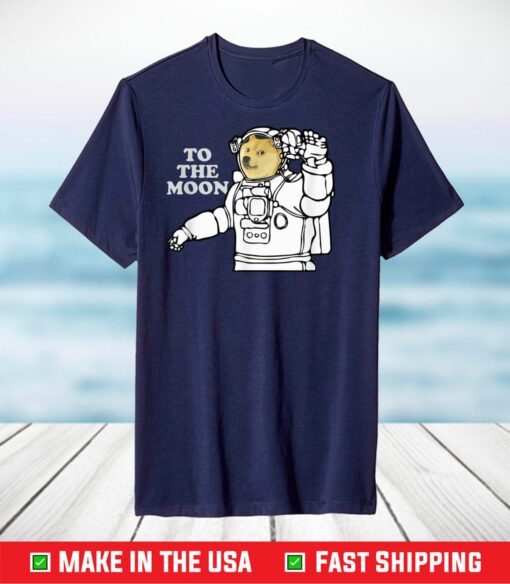 Dogecoin To The Moon Cool T-Shirt