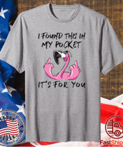 Flamingo I Found This In My Pocket It’s For You T-Shirt