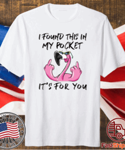 Flamingo I Found This In My Pocket It’s For You T-Shirt