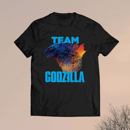 Godzilla vs Kong Official Team Godzilla Neon 2021 Shirt