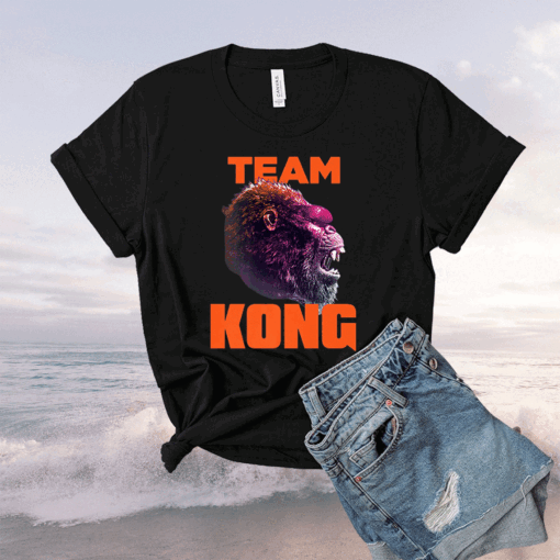 Godzilla vs Kong Team Kong Neon T-Shirt