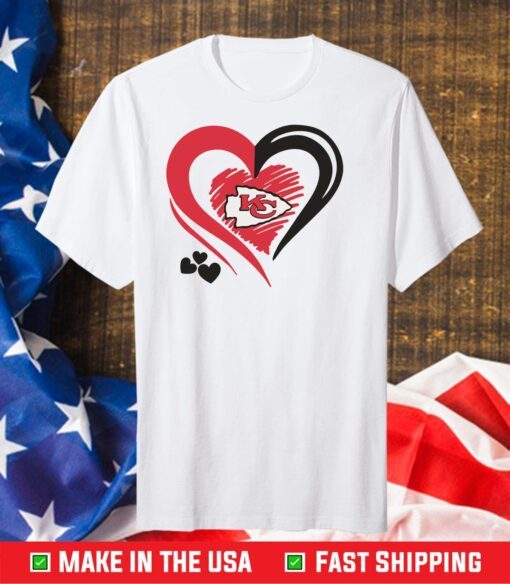 Heart Kansas City Chiefs, Kansas City Chiefs Football Team Unisex T-Shirt