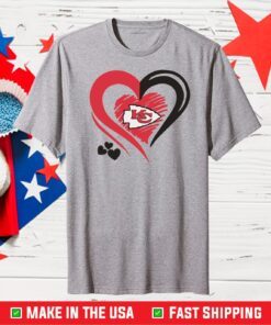 Heart Kansas City Chiefs,Kansas City Chiefs Football Team Classic T-Shirts