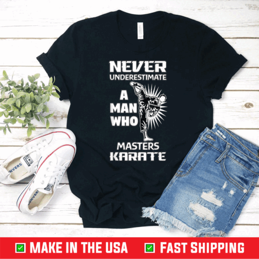 Herren Karate Martial Arts Karatekämpfer Karate Shirt