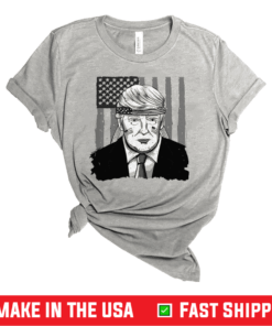 Hot America Ribbon USA Flag Donald Trump 2020 Graphic Shirt