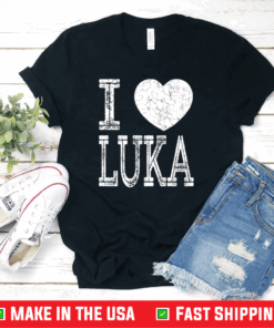 I Love Luka Valentine Boyfriend Son Boy Heart Husband Name Shirt