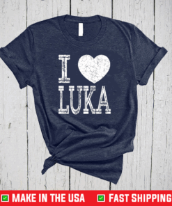 I Love Luka Valentine Boyfriend Son Boy Heart Husband Name Shirt