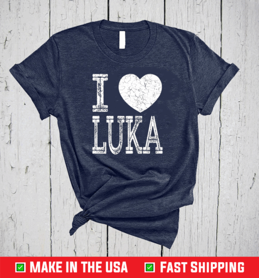 I Love Luka Valentine Boyfriend Son Boy Heart Husband Name Shirt