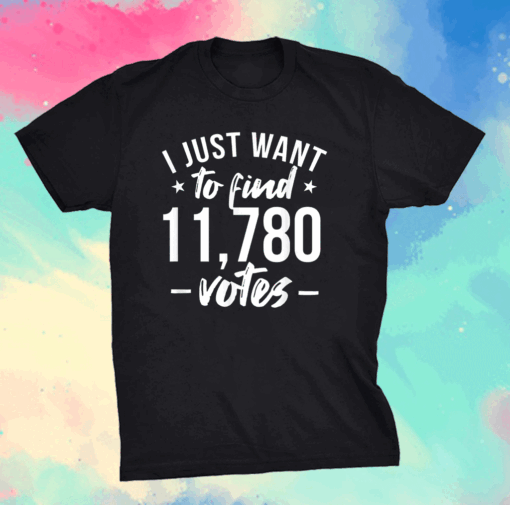 I just want to find 11,780 votes US election T-Shirt