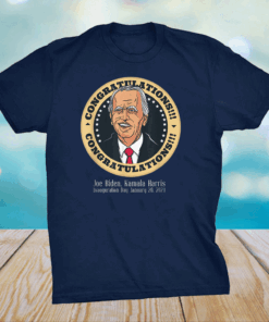 Inauguration 2021 Joe Biden Gift 46th President Day T-Shirt