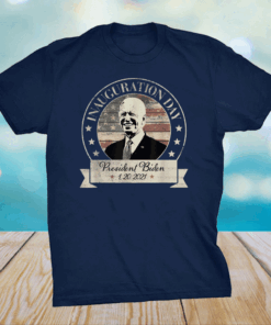 Inauguration Day Joe Biden 46th President Commemorative Seal T-Shirt