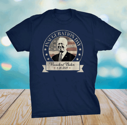 Inauguration Day Joe Biden 46th President Commemorative Seal T-Shirt